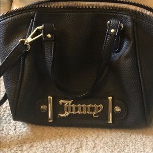 Juicy couture faux leather purse